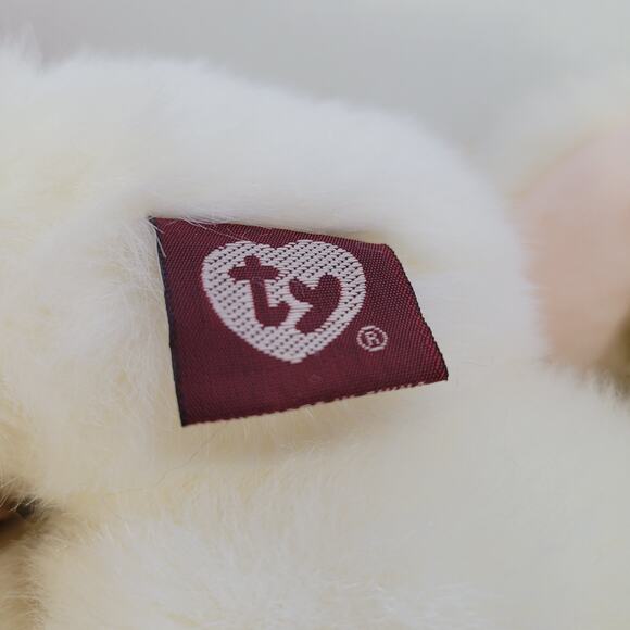 Vintage 1993 TY "The Attic Treasures Collection" Jointed Plush Long Eared Rabbit - Picture 14 of 14